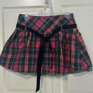 Holiday skirt size 12 by Justice, excellent condition.